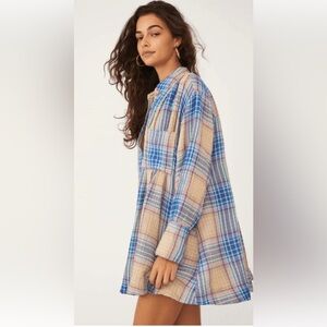 Free People The Voyage Shirtdress *NEW WITH TAGS*
